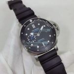 Best Quality Replica Panerai Submersible Black Dial Black Rubber Strap Watch 42mm